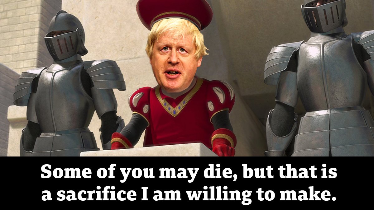 Boris Johnson - not Churchill, but Farquaad - West Country Voices