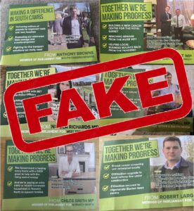 Tory leaflets posing as Green
